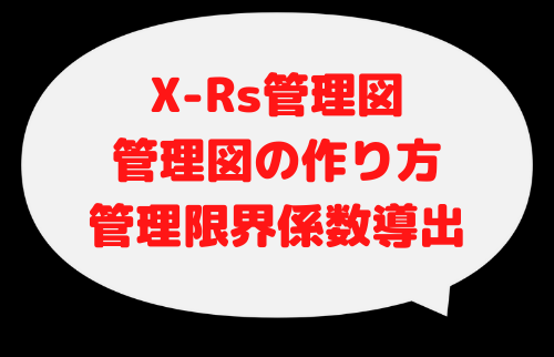X-Rs管理図